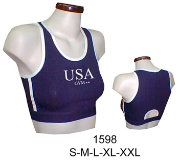 1598 Peto Deportivo Tallas: S-M-L-XL-XXL Tela: Lycra Algodon,Lycra Nylon 