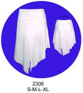 2307  Falda Cruzada asimétrica , Tallas: S-M-L-XL , Telas: Lycra Nylon , Consumo: (Talla L) Tela 1.30 mts. aprox. 